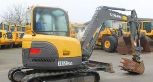 Volvo ECR 58 Plus rypadlo bager