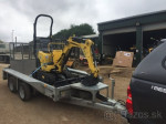 minibager Yanmar SV08 so zárukou, minirýpadlo váži 1.035kg – fotka 4